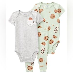 COPY - Carter’s Baby cookies and milk bodysuit set 
Tag still intact